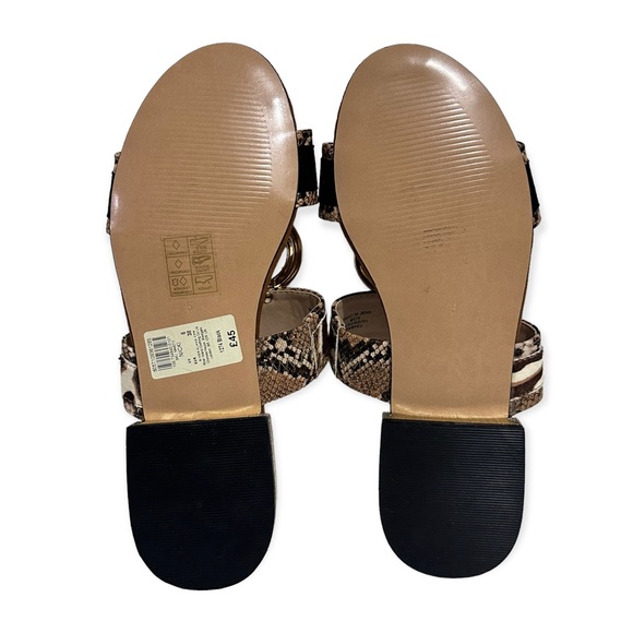 RIVER ISLAND “Nicki” Ring Flat Sandals, Size 7 - Picture 7 of 8